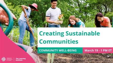 Community & Sustainability .